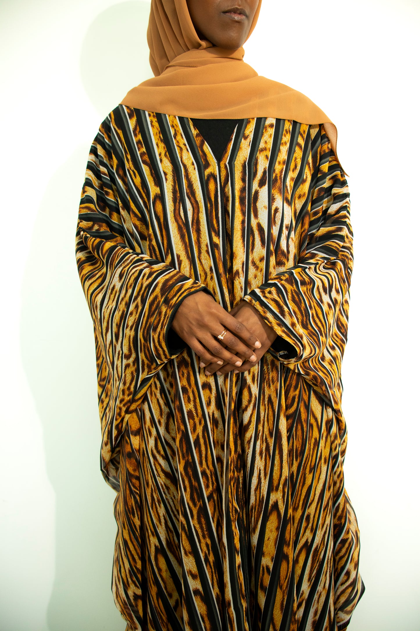 Safari Chic Printed Abaya